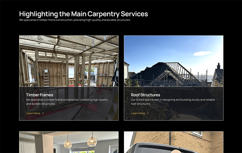 Carpentry website
