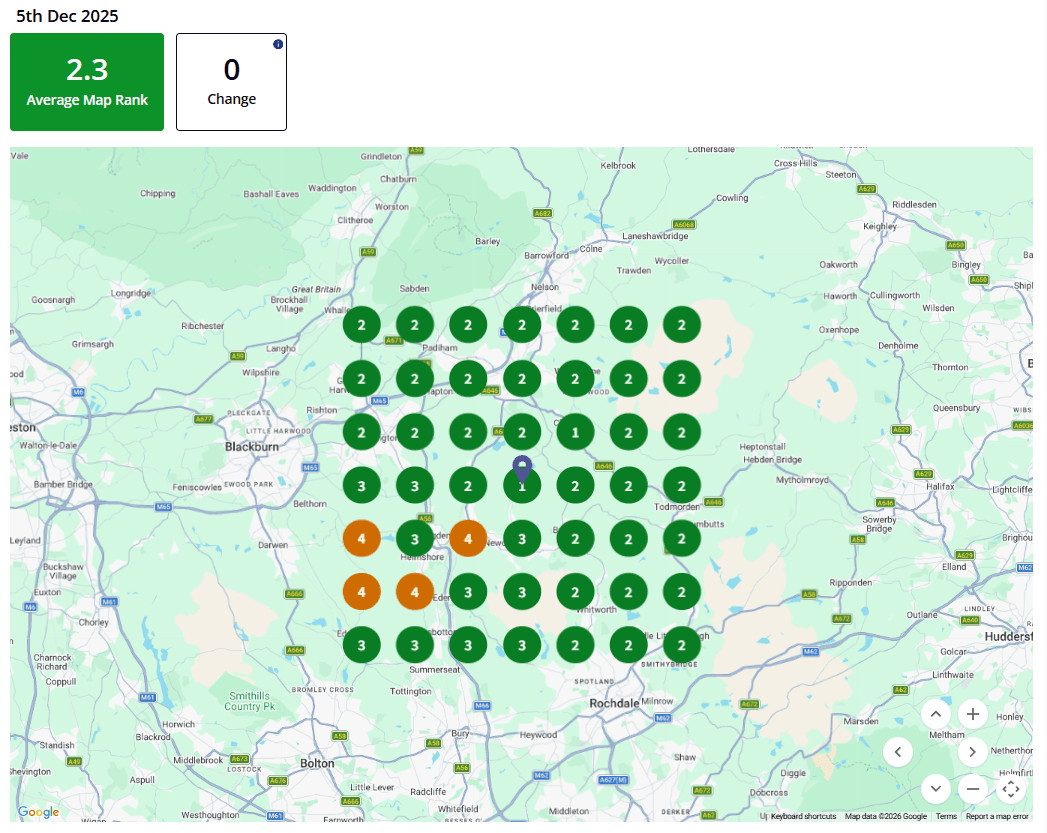 Boiler repairs Rossendale - previous ranking